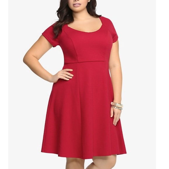 torrid Dresses & Skirts - Torrid Sz3 Red Skater Dress